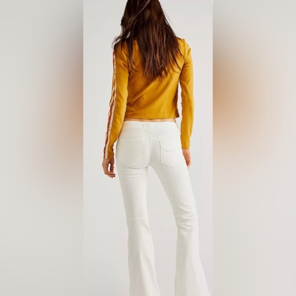 Free People Penny Pull On Flare Jeans NWT - Picture 5 of 7